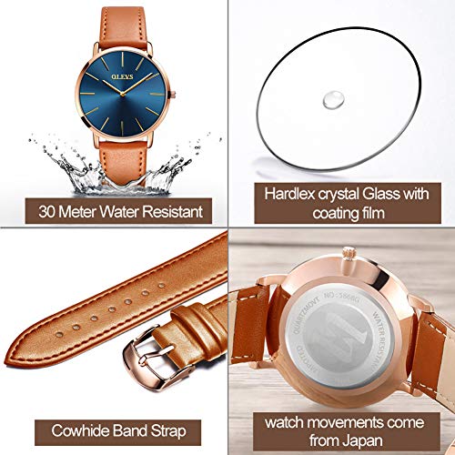 Image of OLEVS Men's Watches Analog Quartz Chronograph Dress Watch Multifunctional Stainsteel Steel Waterproof Classic Original Watch for Man
