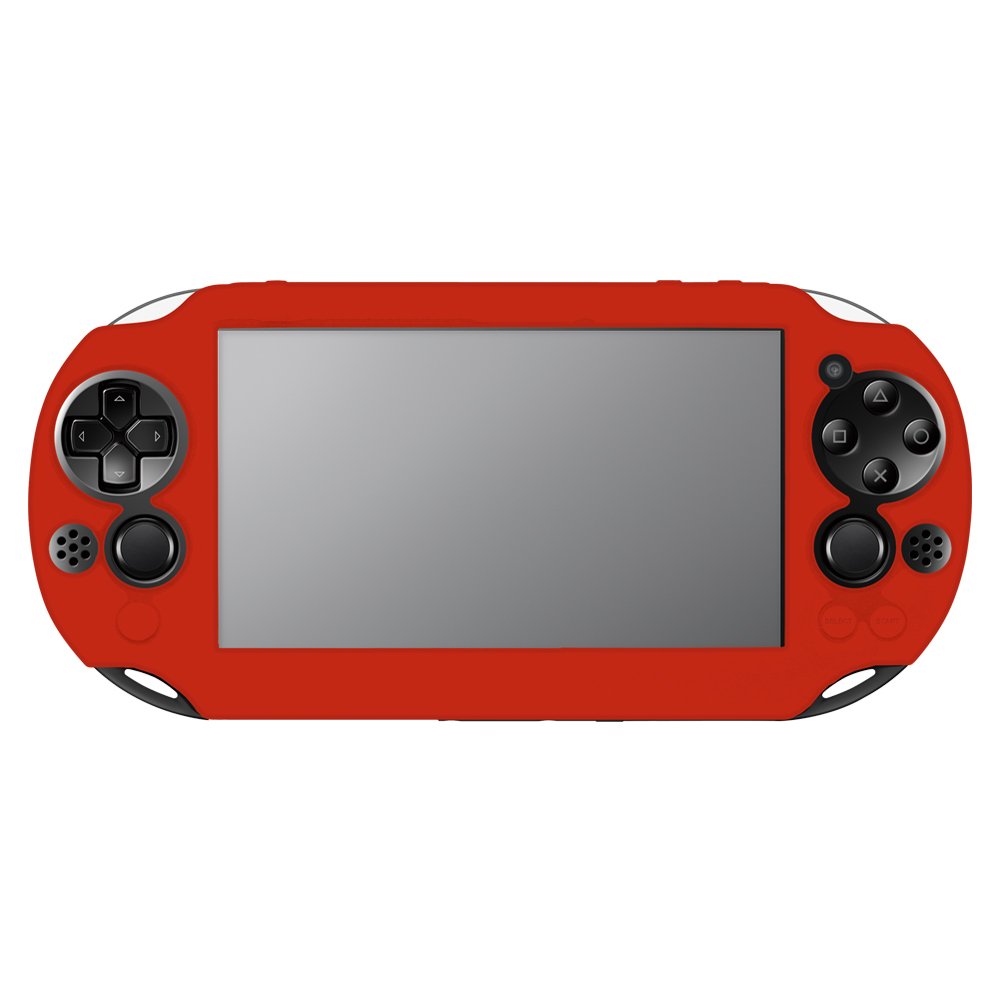 Amazon | 【PSV対応】Newシリコンカバー for PSV レッド | 周辺機器 