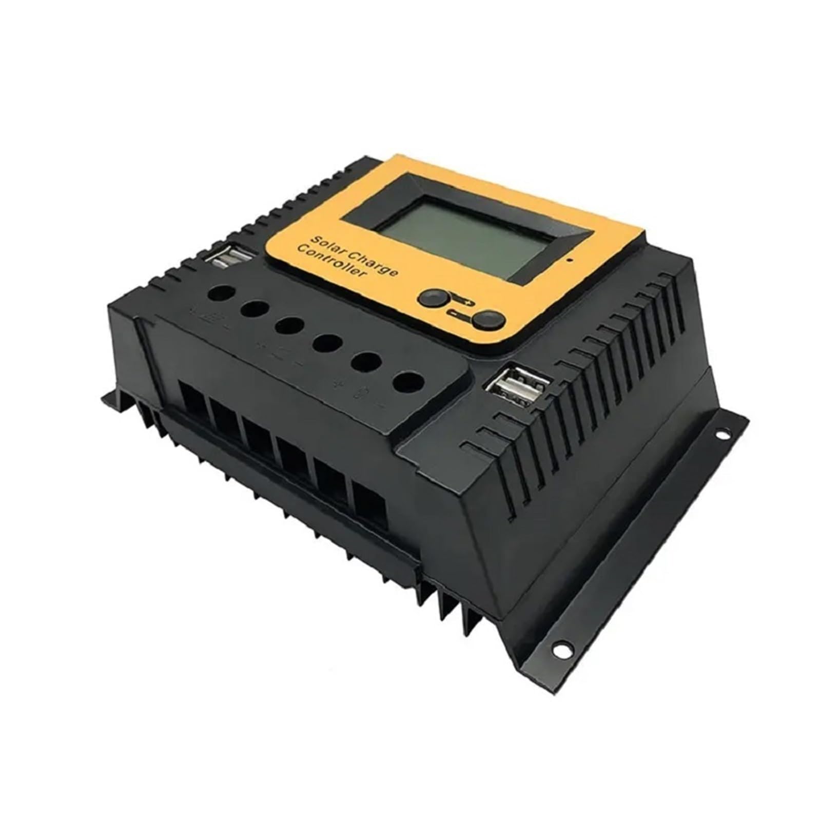Regolatore di carica solare, Regolatore di controllo del pannello solare MPPT 10A/20A/30A/40A/50A/60A/80A PWM regolatore carica 12V/24V/36V/48V Identificazione automatica(60A)
