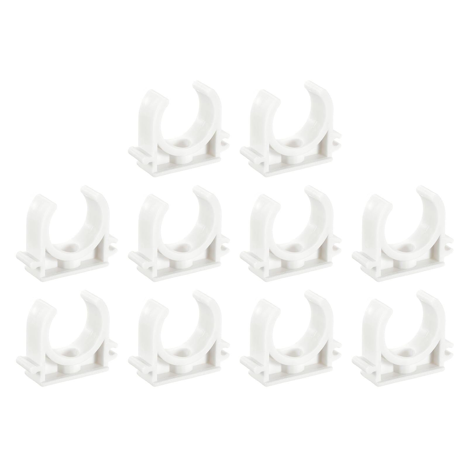 Collier de serrage en PVC 25mm en forme de U pour support de tuyau Pex, lot de 100