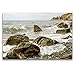 Produktbild CALVENDO Premium Textil-Leinwand 120 x 80 cm Quer-Format Strand bei Plomari, Leinwanddruck von Winfried Rusch