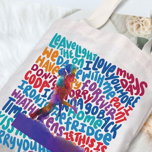 G2TUP Noah & Allie Musical Theatre Tote Bag Noah & Allie Fans Gift 365 Letters Shoulder Bag Musical Merch4