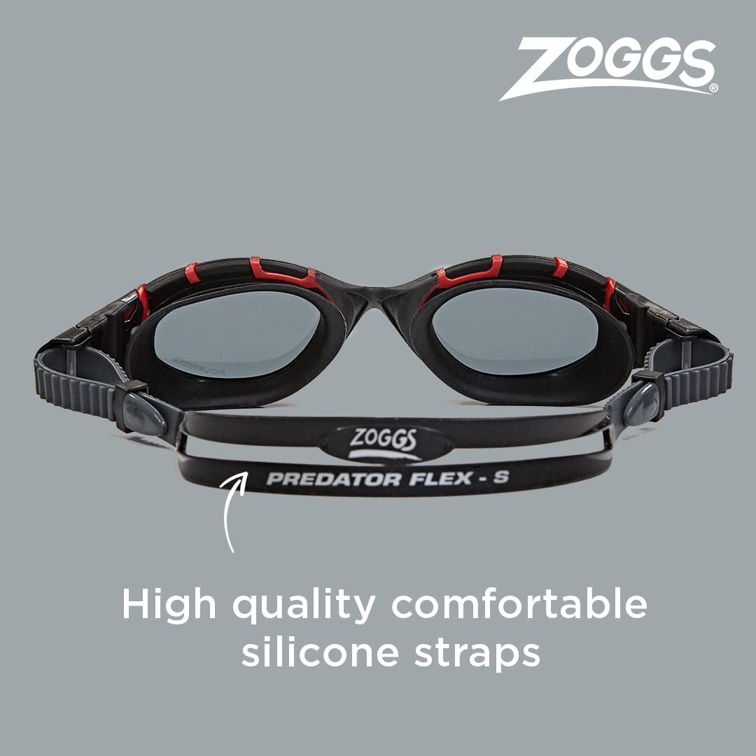 Zoggs Predator Flex polaryzacyjne okulary do pływania dla dorosłych, unisex, wielokolorowe (wielokolorowe), S