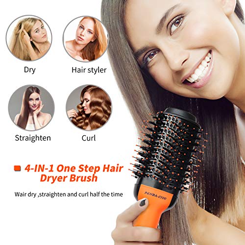 image for VINMEN Hair Dryer ,Hair Curler,Hair Straightener,Hair Comb, 4 in 1 Mul