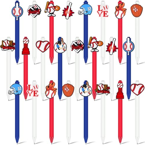 Engrowtic 24 Baseball Pens Sports Themed Birthday Supplies