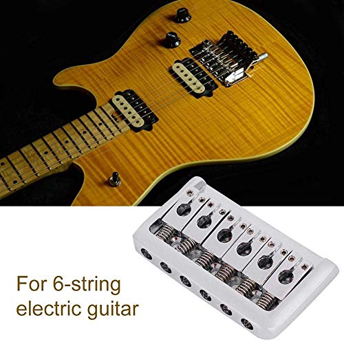 Alomejor Chevalet de Guitare Métal 6 Cordes Fixe Hardtail Bridge Set Guitare Pièces de Rechange pour Guitare électrique… - Les Beatles, Paul McCartney, John Lennon, RIngo Starr, George Harrison Alomejor Chevalet de Guitare Métal 6 Cordes Fixe Hardtail Bridge Set Guitare Pièces de Rechange pour Guitare électrique… – Image 4