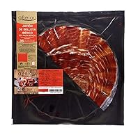 iberischer Eichelschinken Handgeschnitten Jamon Iberico Bellota 100 g (1 Teller) — +36 Monate Gereift — Hycer Zertifiziert — Guijuelo — Vakuum verpackt — aBeiou
