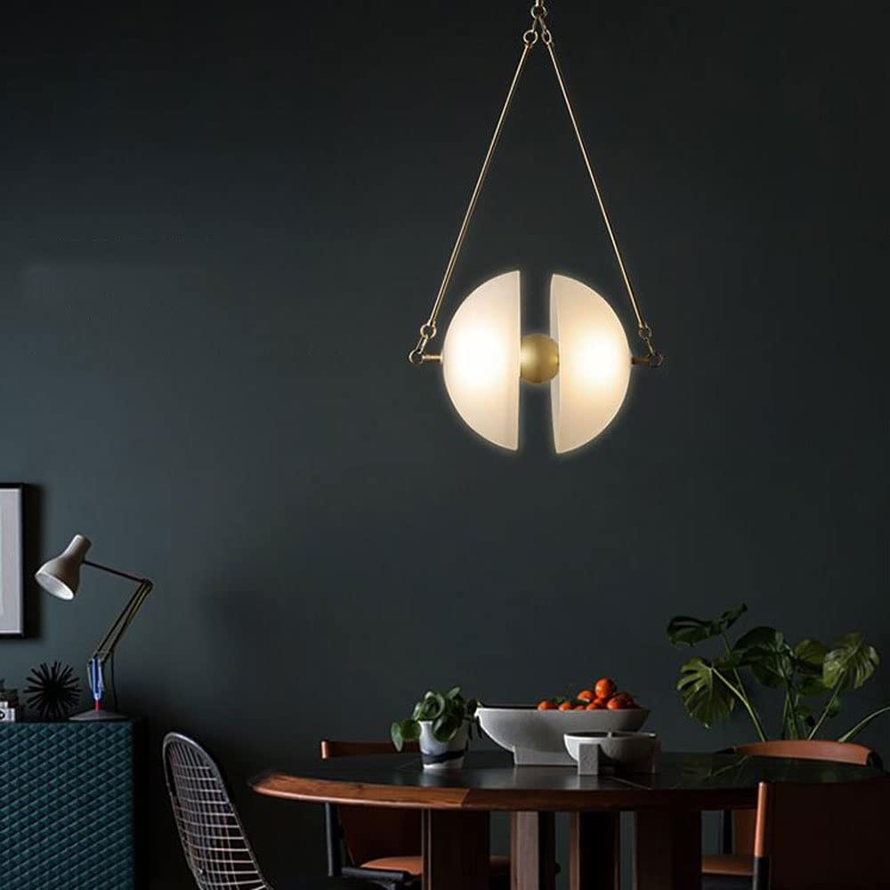Design minimalista Art Lampada a sospensione Luce di lusso Post-lampadario LED Apparecchi di illuminazione per interni Lampade a sospensione in vetro Soggiorno Camera da letto Lampade da comodino
