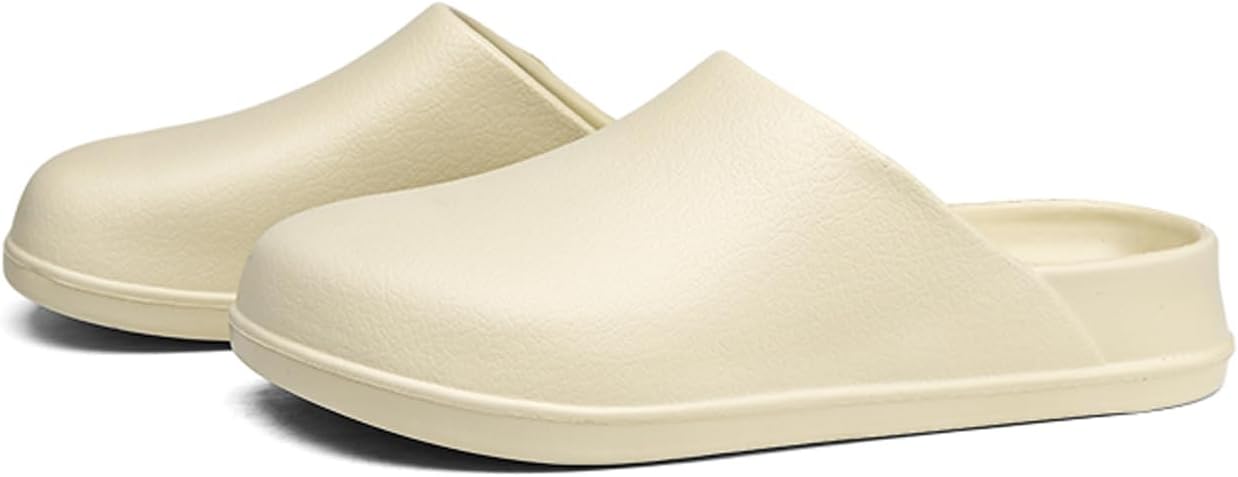 FLIOZY Gevoerde winterclogs voor dames en heren, waterdichte tuin- en