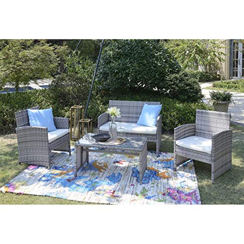 HTI-Line Terrassenmöbel Zypern Loungemöbel Gartenmöbel Garnitur – Bild 3