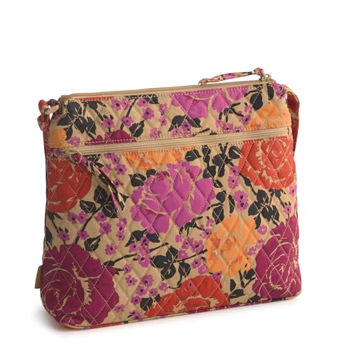 Image of Vera Bradley Women's Premium Cotton Original Zip Hipster Crossbody Bag