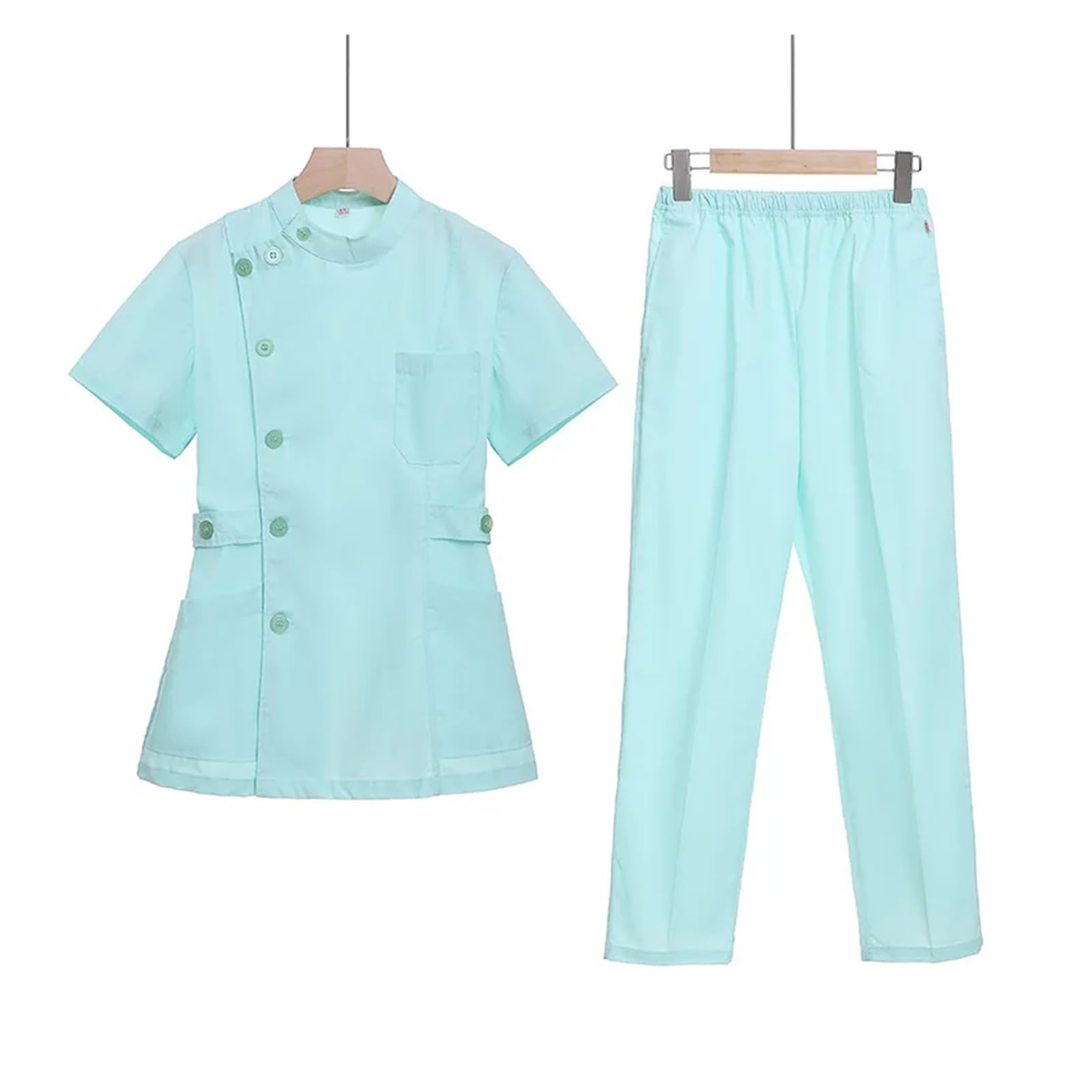 Uniforme de Enfermera y médico, Ropa Mujer, Traje enfermería Dos Piezas, Bata Hospital for salón Belleza