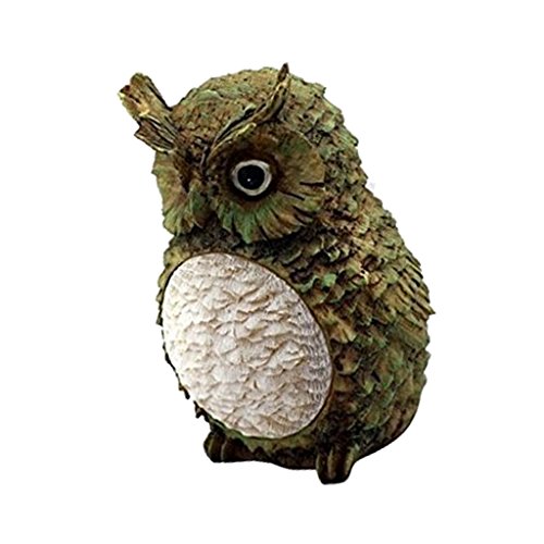 gazechimp Solar Powered Decorative Garden Ornament Animal Birds Caminho Coruja LED Light