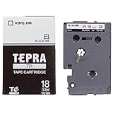 キングジム テープカートリッジ テプラTR 18mm TC18S 白