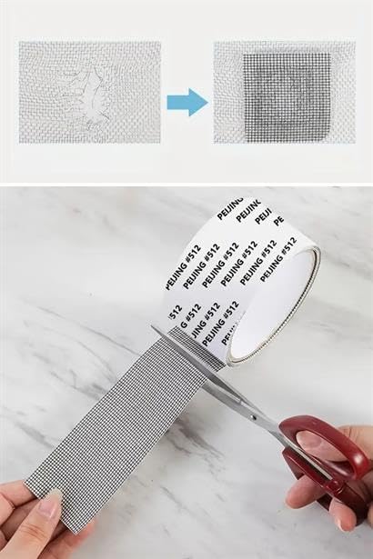 Güçlü Yapışkanlı Pencere Tamir Bandı, Böcek Önleyici Yama Bandı - Görsel 7