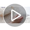 MIULEE 20x20 Pillow Inserts, Pack of 2 Down Feather Premium Throw Pillows with Cotton Fabric for Bed Couch Living Room Sofa