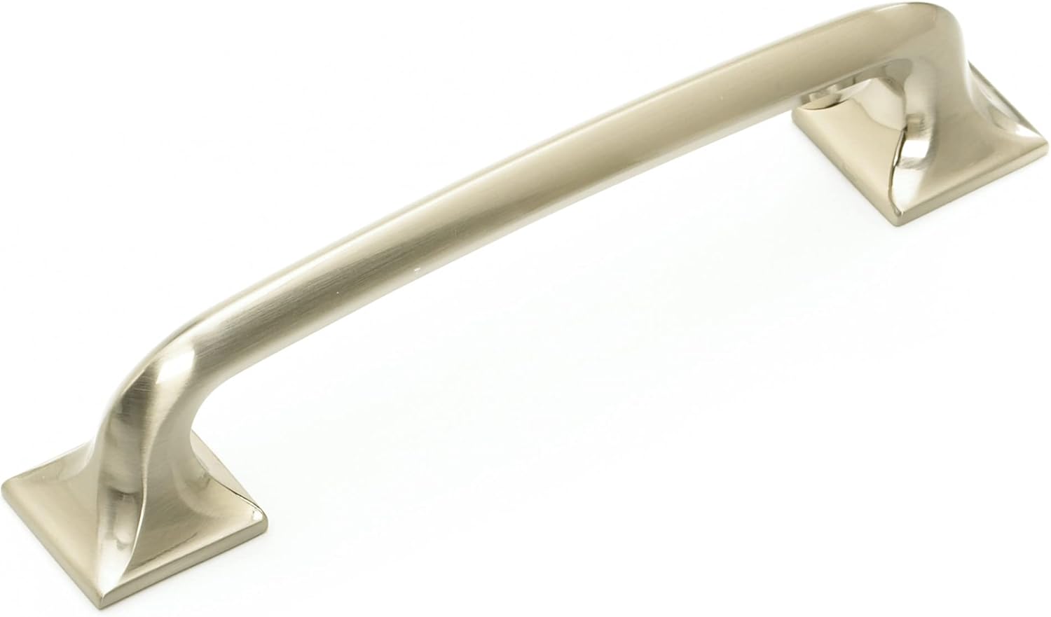Schaub Northport Collection 5 in. (128mm) Square End Pull, Satin Nickel - 216-15