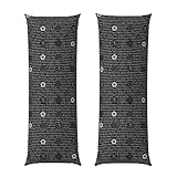 Supernatural Inspiration Double Print Breathable Soft Long Body Pillowcase with Zipper, 20x54 Inch