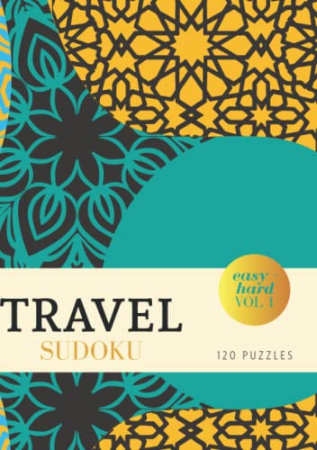 Travel Sudoku - Easy to Hard - 140 Puzzles: Sudoku Book for Adults A5 - Small Pocket Size - Easy, Medium & Hard - Beautiful Teal Green - Recycled Paper (A5 Aesthetic Mixed Sudoku)