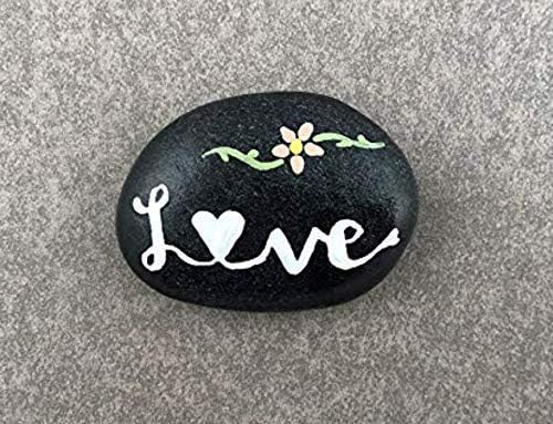 Hand Painted Rock - Love