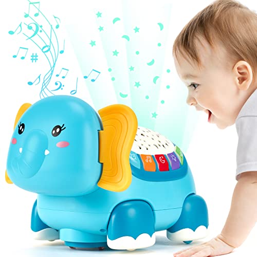 Image of Baby Toys 6 to 12 Months-Toddler Toys with Music Light and Projector Baby Crawling Infant Toys 6 Month Old Baby Toys 12-18 Months Newborn Toys for 1 Year Old Boy Girl Baby Toddler Boy Toys Age 1-2