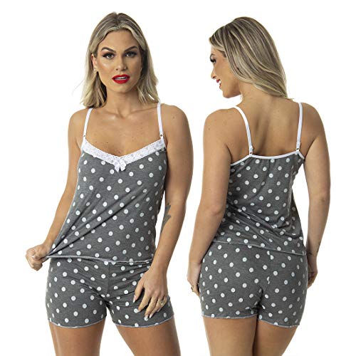 Kit 2 Short Doll Vivi (G, CINZA/MARINHO)