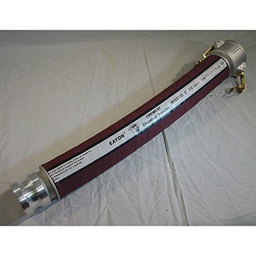 Eaton Electrical - H052312PR-20-SSCE - Chemical Hose, UHMW-PE, 3/4, 20 ft, 300 psi