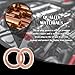 10PCS Oil Drain Plug Gasket OEM#007603-014106,21012700, 14mm Copper Crush Washer Oil Drain Plug,Essential Car Accessories Oils Drains Plugs Washer