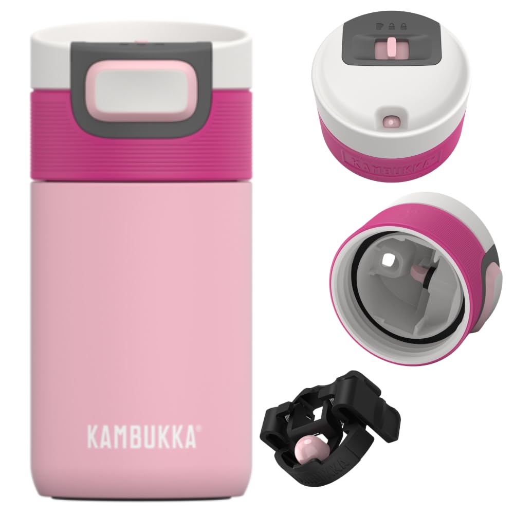 Kambukka termos Etna 300 ml z zaparzaczem Tea Catcher zestaw Hot Stuff Inside – kubek termiczny na herbatę, szczelny, Snapclean, BPA Free