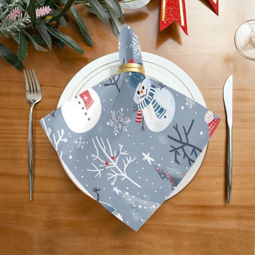 Servilletas de Tela Navidad Multicolor Pack 6 20x20 in miniatura 3