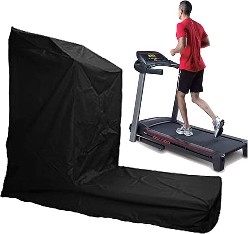 UCARE - Cubierta para caminadora para correr al aire libre, a prueba de polvo, impermeable, cubierta negra para el gimnasio en el hogar, cinta de