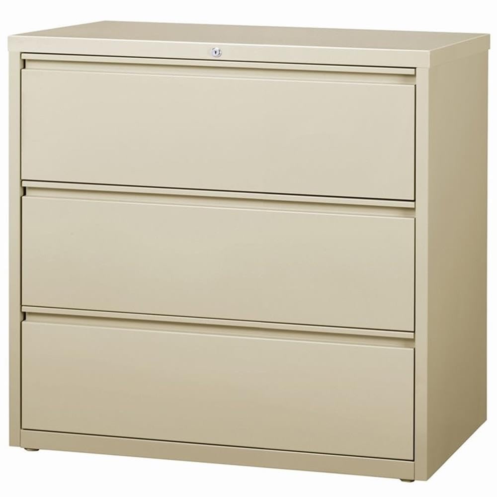 Amazon.com: Hirsh 42-in Wide HL8000 Series Metal 3 Drawer Lateral