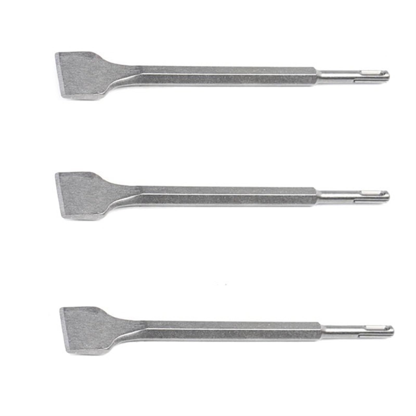 Cincel Albañil 3 Piezas de Brocas de cincel de Punta Plana for Taladro percutor de Impacto, Broca for Pared de hormigón, Herramienta Manual for cincel de Martillo(40 40 40)