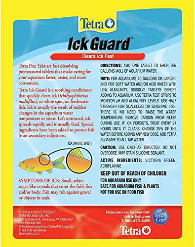 Tetra Ick Guard Tablets - 24 Tablets Total (3 Packs with 8 Tablets per Pack) - Image 4