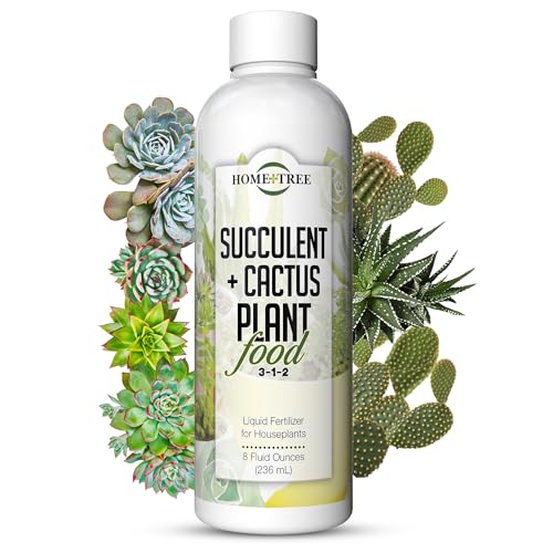 Succulent and Cactus Fertilizer by Home + Tree - Every Bottle Sold Plants A Tree