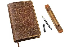 Personalized Leather KJV Journal Cover Bible Case