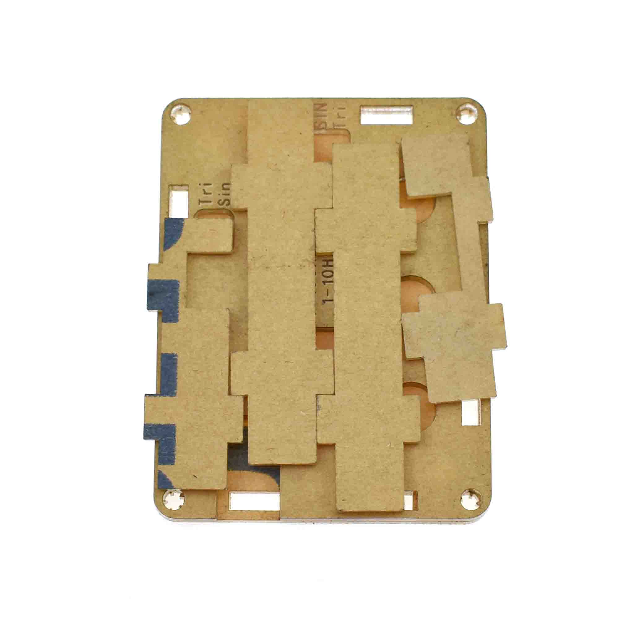 Reland Sun XR2206 High Precision Function Signal Generator DIY Kit Sine/Triangle/Square Output 1Hz-1MHz Adjustable Frequency Amplitude (Shell)