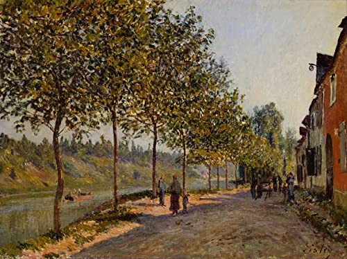 Prints Toile de Maître Alfred Sisley Édition Haute Définition pour Décoration Murale