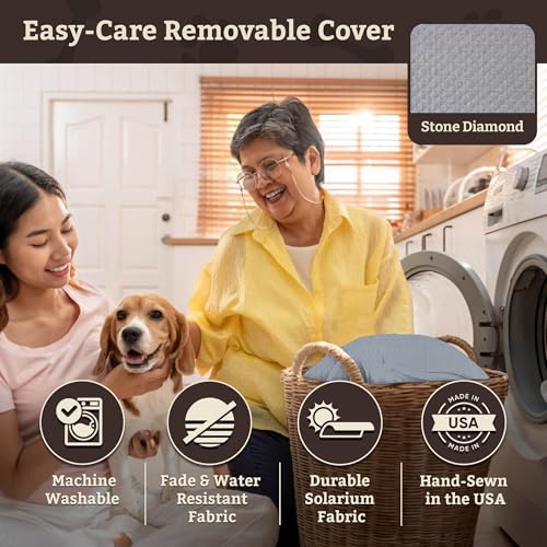 Image of SNOOZER PET Products Lookout 2 Dog CAR SEAT, Stone Diamond, Medium