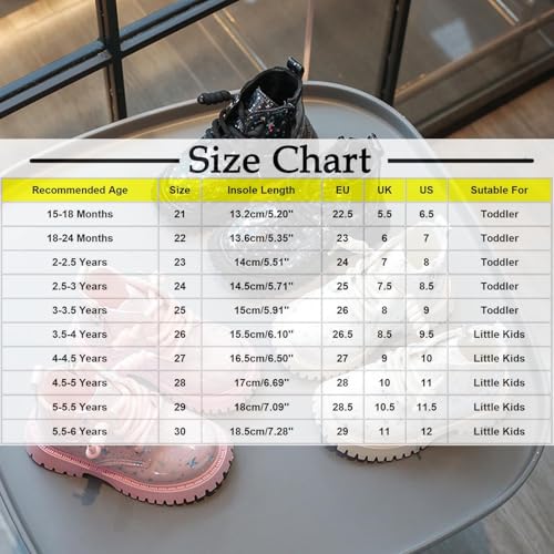 Girls Glitter Ankle Boots Lace Up Combat Booties Sparkly Fashion Casual Waterproof Non Slip Outdoor Shoes2