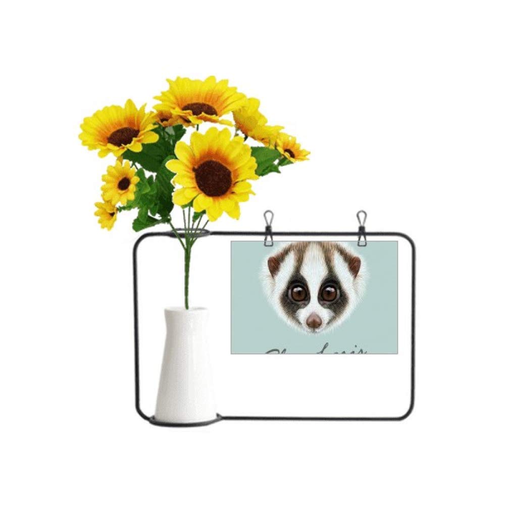 Carte de bénédiction tournesol artificiel blanc l'atout cadeau idéal