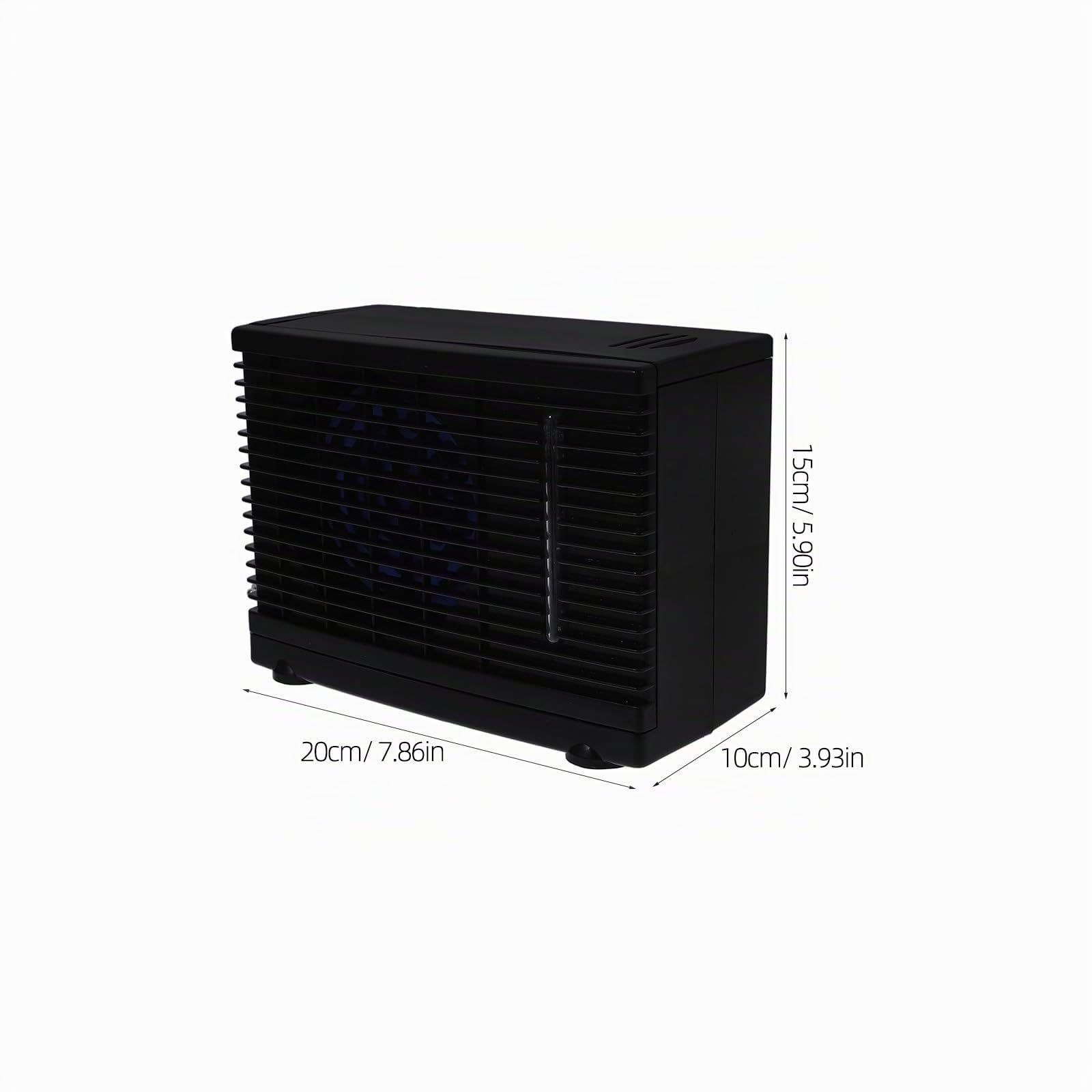 SOLUSTRE Mini Condizionatore Portatile 12V Per Auto, Ventilatore Di Raffreddamento Silenzioso Con Adattatore Per Sigaretta, Ideale Per Auto, Casa, Ufficio E Campeggio