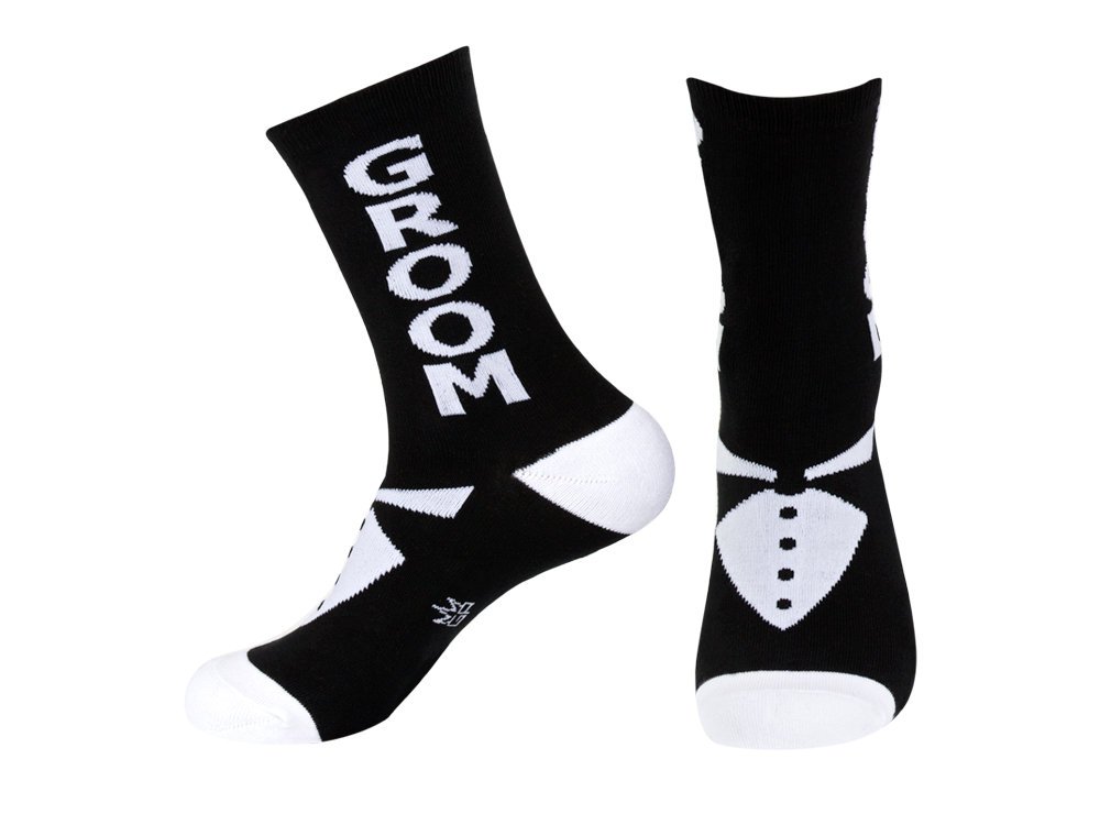 Gumball PoodleWedding Socks - Crew Groom