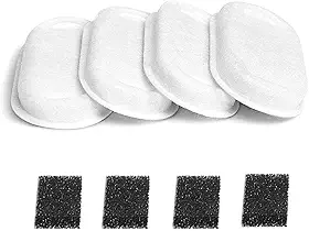 Filtro Bebedouro Gato, Filtro Refil para 3L Fonte de Agua pra Gato, Compatível com VDRBG, VEDO, NEWPET Bebedouro para Gatos NP892, Sistema de Tripla Filtragem com Carvão Ativado, Algodão e Resina (8)