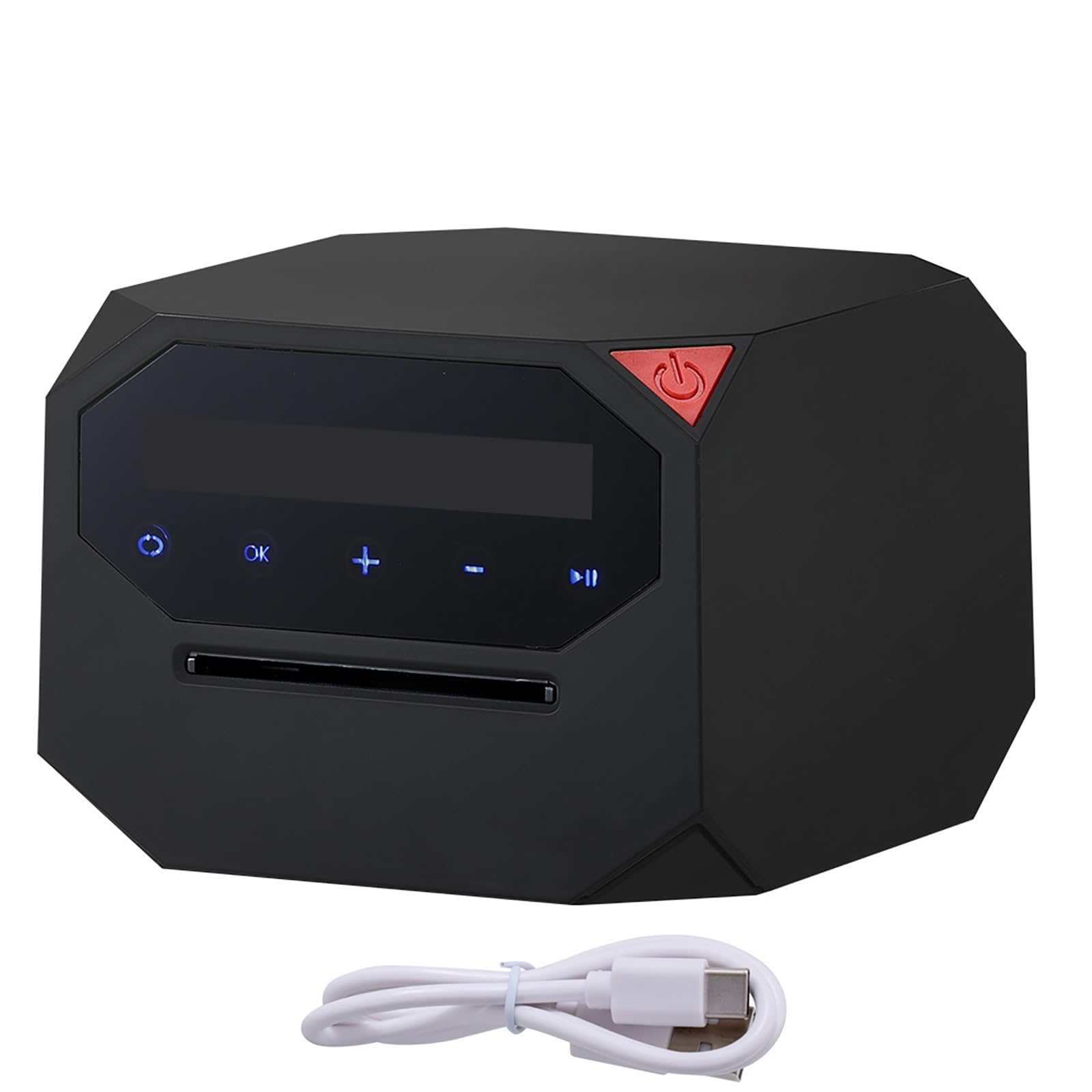 Distributeur De Cartes Automatique, Machine À Distribuer Les Cartes De Poker Électrique Rotative À 180°/360°, Distribution Automatique, Compatible avec 2 Jeux De Cartes(Black)