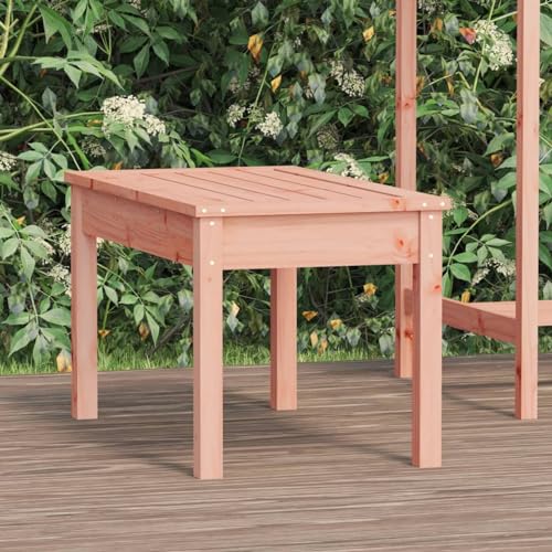 Homgoday Banco de jardín Madera Maciza Abeto de Douglas 80x44x45 cm, Banco de Jardín Asiento Silla Butaca Mobiliario Muebles Tumbona Terraza Patio Balcón Exterior Decoración