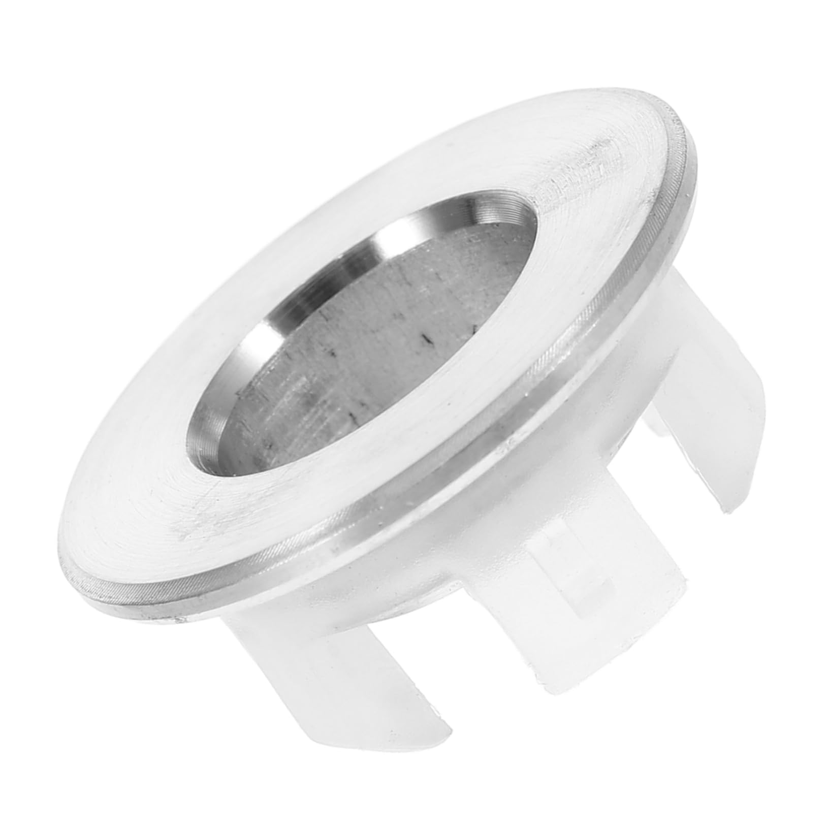 Lrfvhyqnk One Color Stainless Steel Sink Overflow Cover Replacement, Stainless Steel Overflow Cover For Ceramic Sink Silver 22Mm To 24Mm Aperture 2.80X2.80x1.40cm
