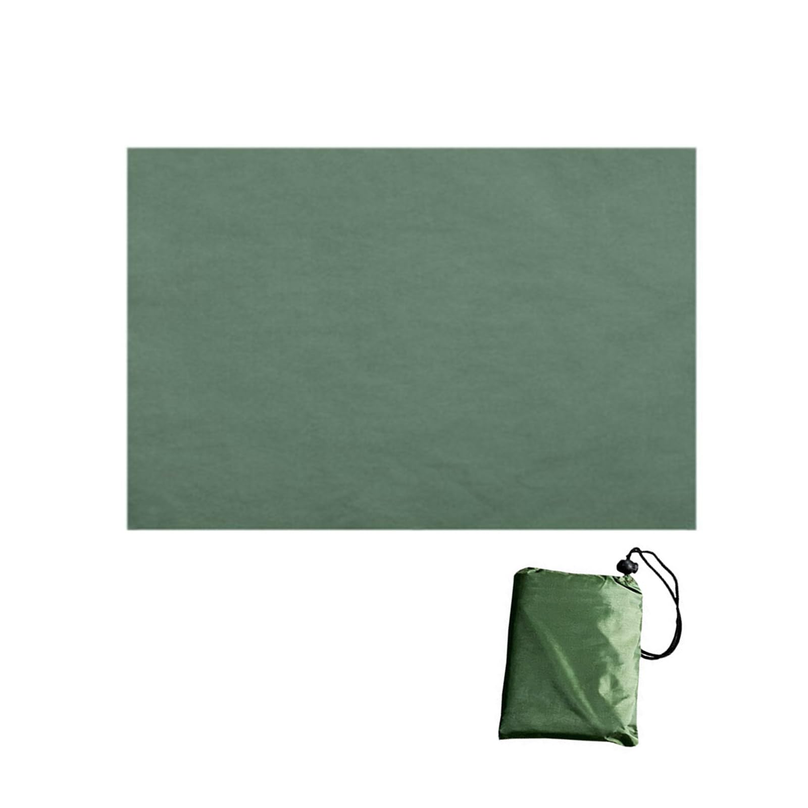 Yrohgkpn Green Foldable Hiking Camping Travel Mat Waterproof Outdoor Pocket Picnics Blanket Lightweight Beach Blanket Sandproof Waterproof Beach Sandproof Outdoor Picnics Blankets Foldable Bag