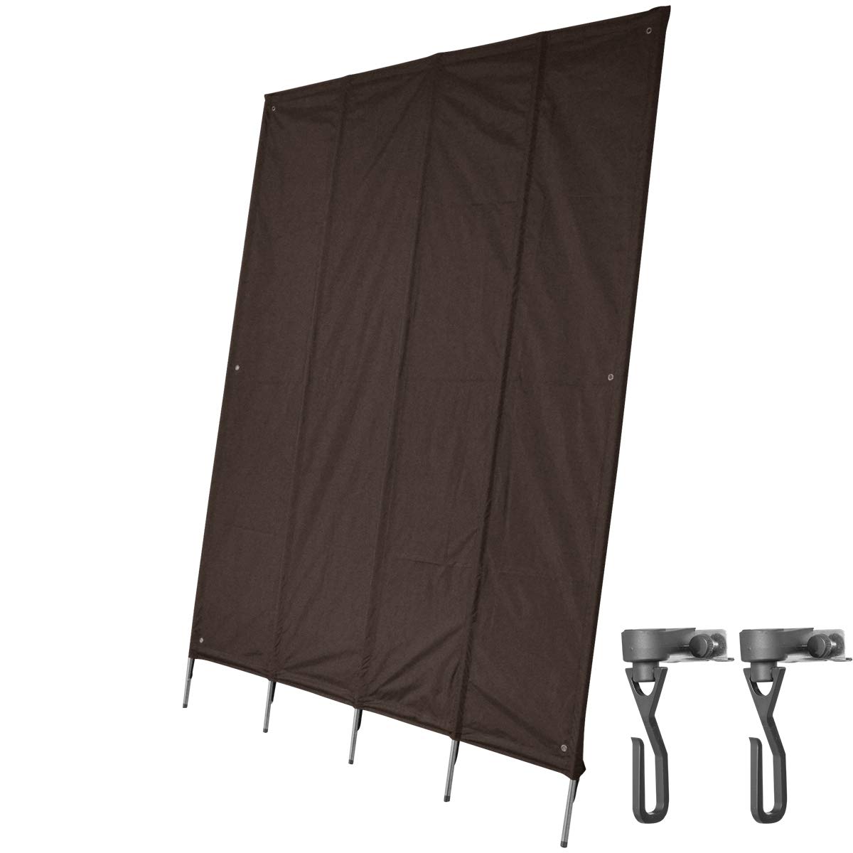 FIELDOOR ぱぱっと日よけスクリーン　ダークブラウン　2セット Amazon.co.jp: FIELDOOR ぱぱっと日よけスクリーン 1.8m×2.4m