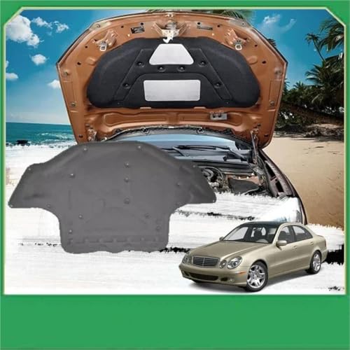 Almohadilla aislante de motor Benz Clase E W211 protector térmico de capó 5